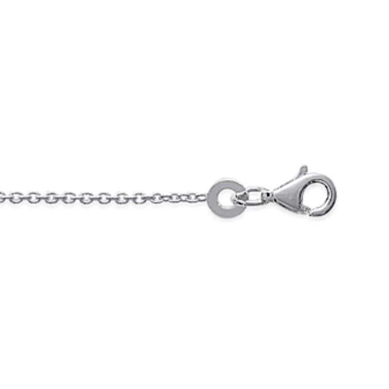 Coque de Nacre Chaîne maille forçat argent 725030