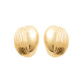 Coque de Nacre Puces d'oreilles plaqué or 23052400