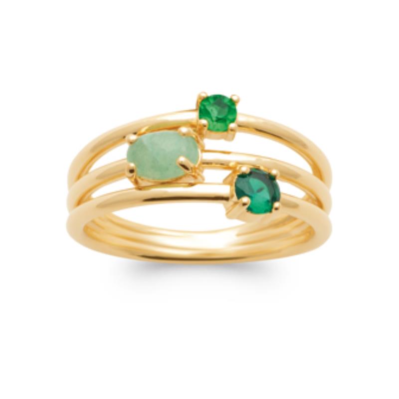 Coque de Nacre Bague plaqué or 2971950