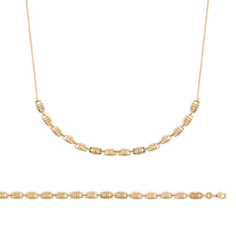 Coque de Nacre Collier plaqué or 922007