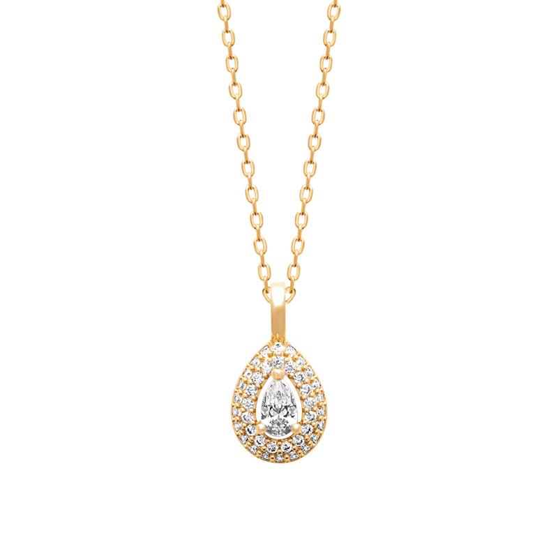 Coque de Nacre Collier plaqué or 974480