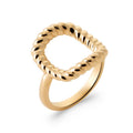Coque de Nacre Bague plaqué or 2947600