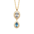 Coque de Nacre Collier plaqué or 974379