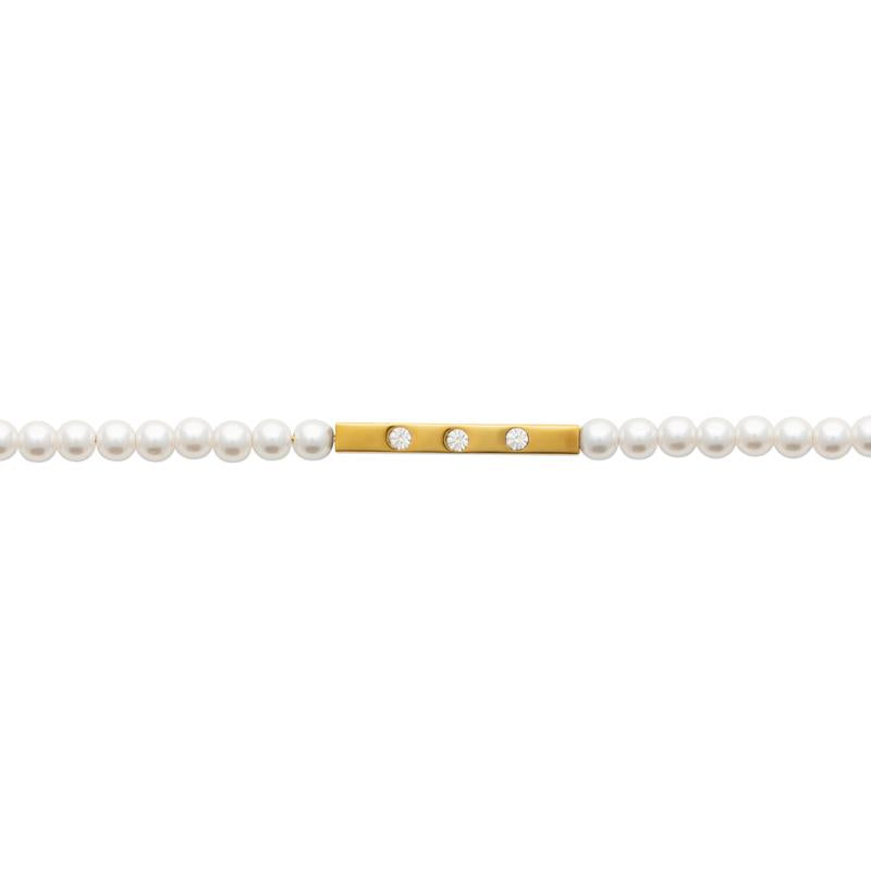 Coque de Nacre Bracelet acier doré 312363