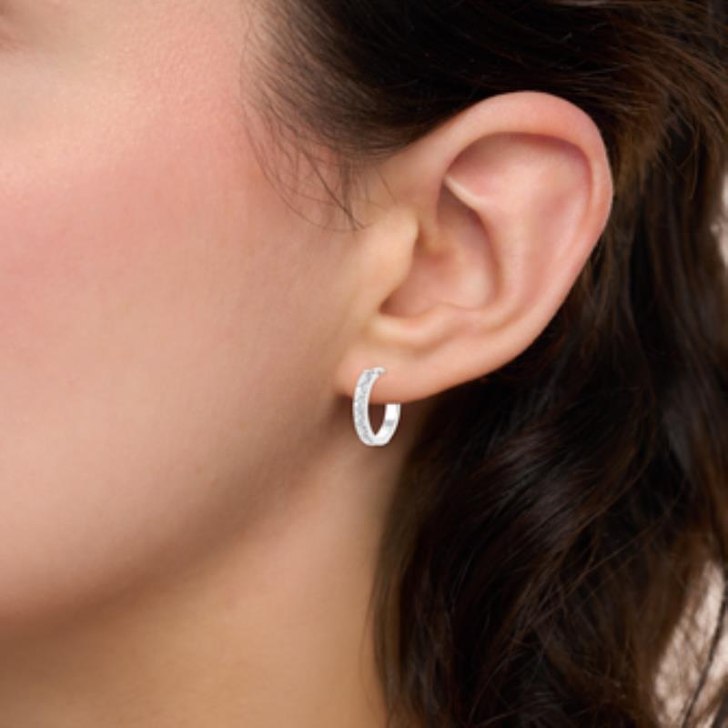 Coque de Nacre Créoles argent 7683200