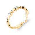 Coque de Nacre Bague plaqué or 20020410