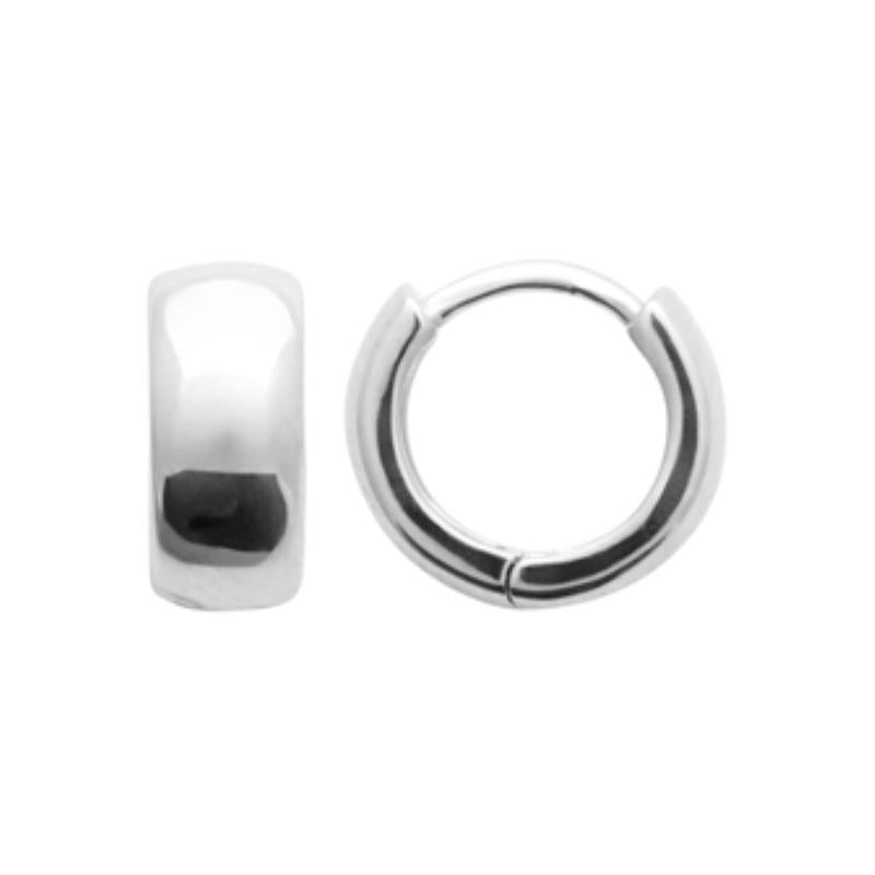 Coque de Nacre Créoles argent 7673600