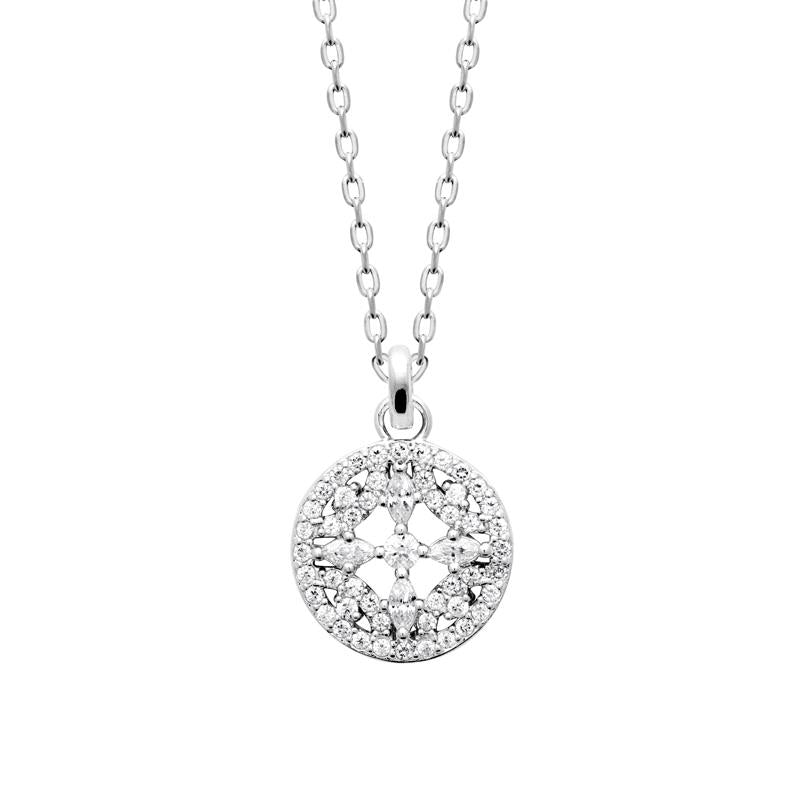 Coque de Nacre Collier argent 874454