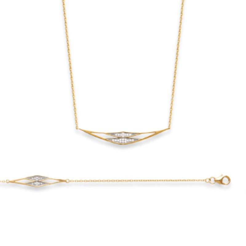 Coque de Nacre Collier plaqué or 971913