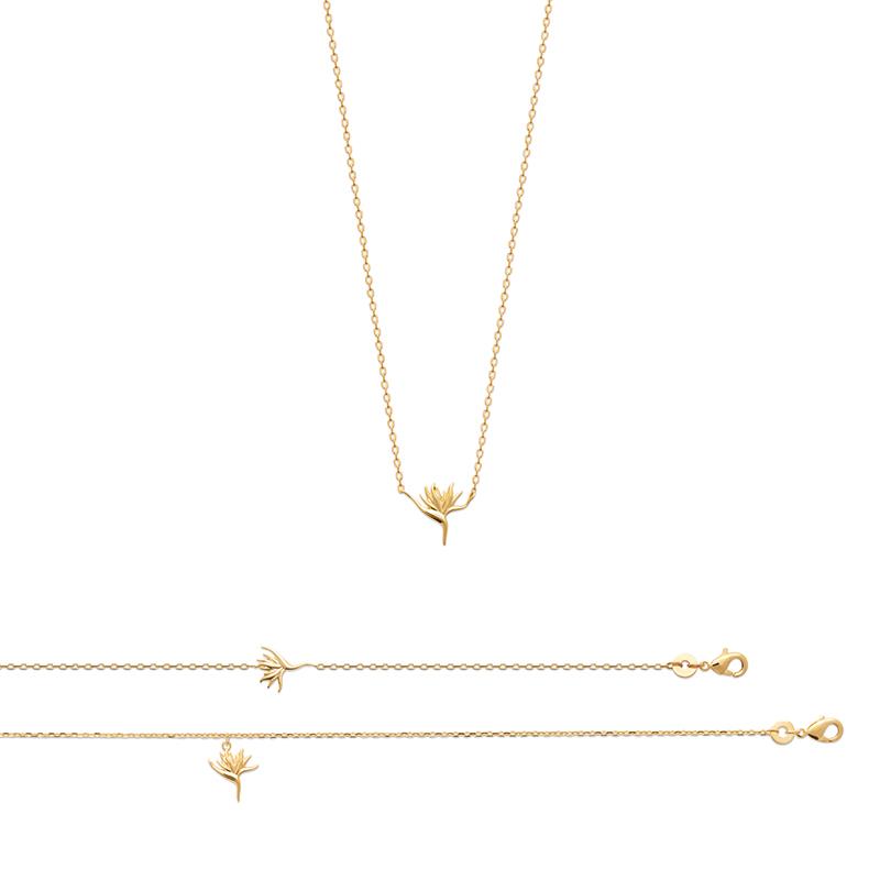 Coque de Nacre Collier plaqué or 922013
