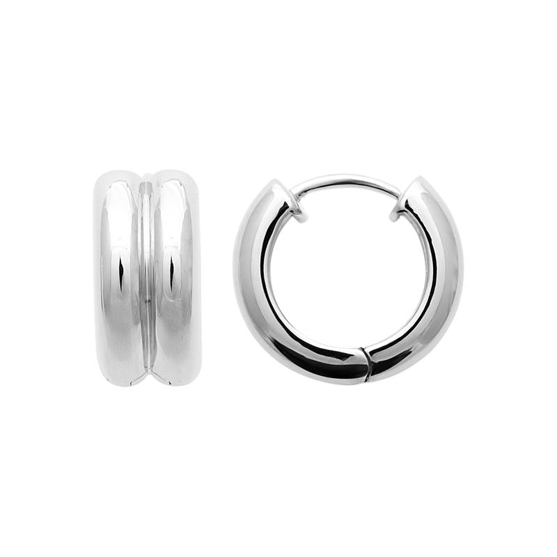 Coque de Nacre Créoles plaqué argent 4670900