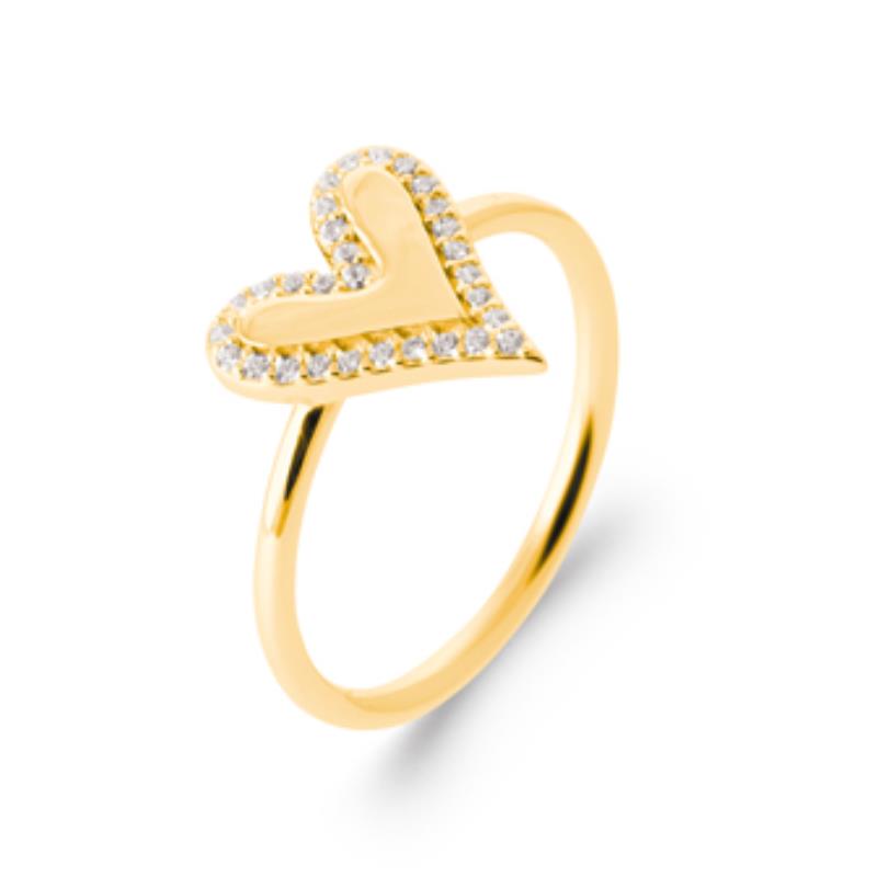 Coque de Nacre Bague plaqué or 2973010