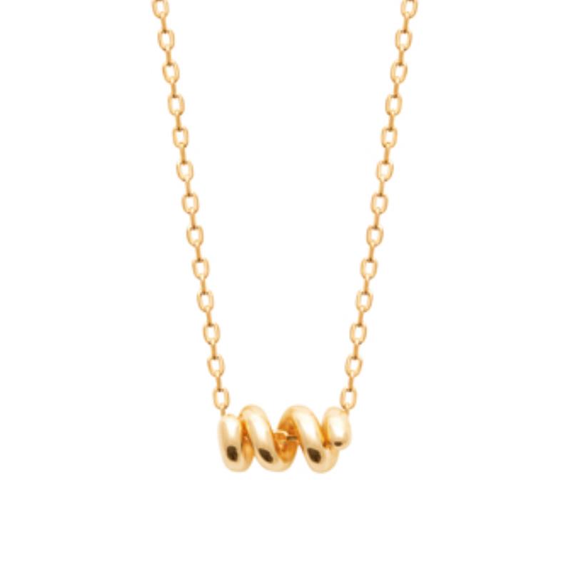 Coque de Nacre Collier plaqué or 922171