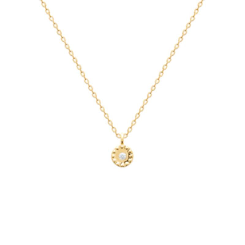 Coque de Nacre Collier plaqué or 973929