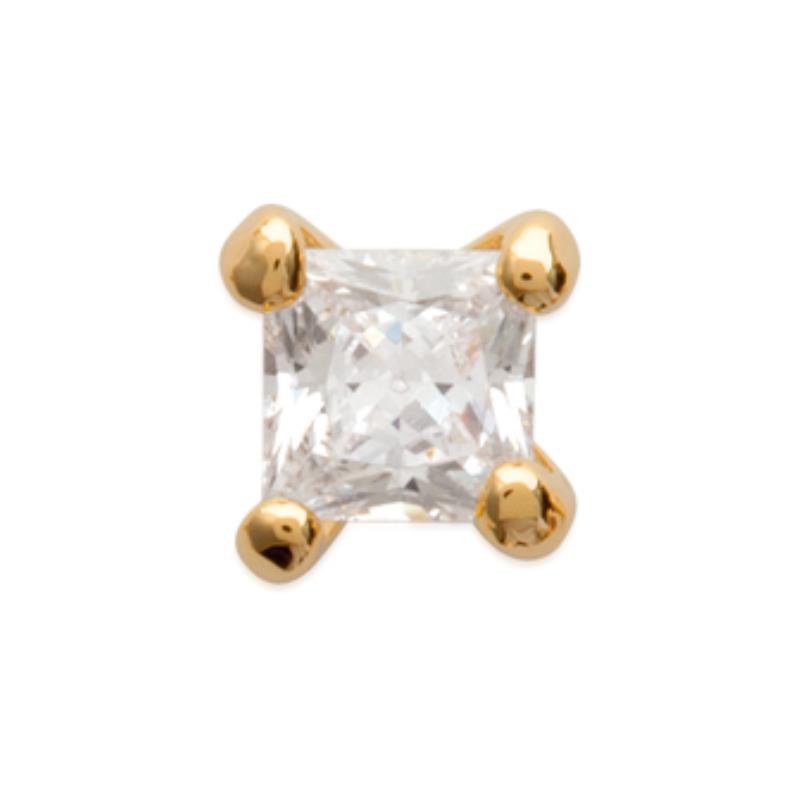 Coque de Nacre Boucle d'oreille à l'unité plaqué or 25114103U