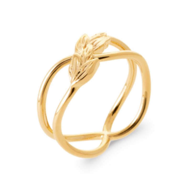 Coque de Nacre Bague plaqué or 2962500