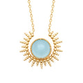 Coque de Nacre Collier plaqué or 973296