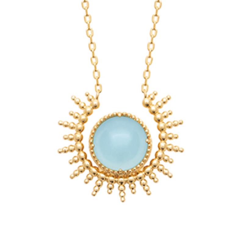Coque de Nacre Collier plaqué or 973296