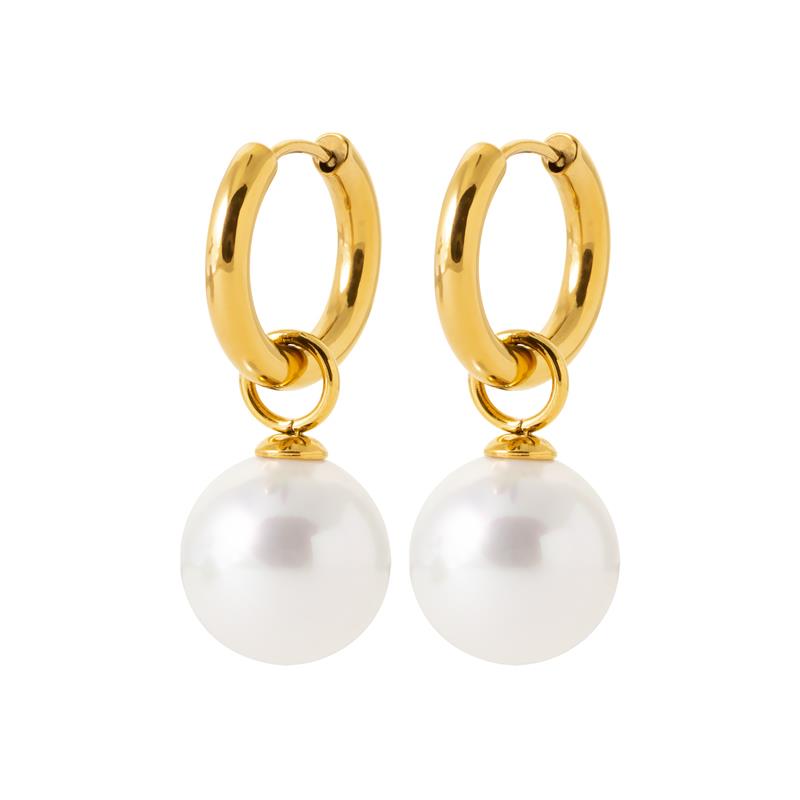 Izee Créoles acier doré 3608009