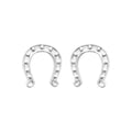 Coque de Nacre Puces d'oreilles argent 73054200