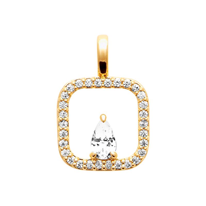 Coque de Nacre Pendentif plaqué or 2794010