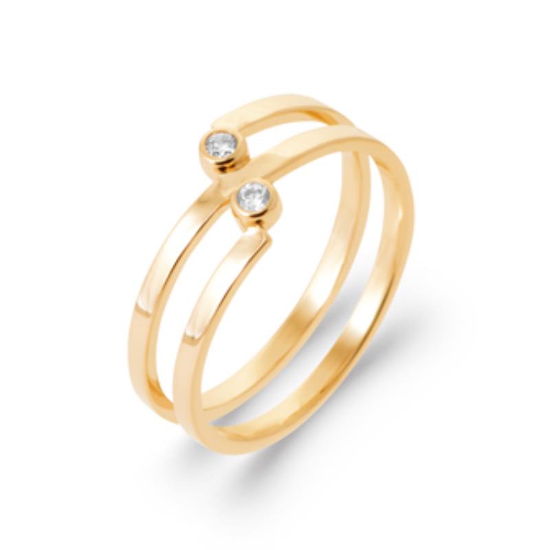 Coque de Nacre Bague plaqué or 2974110