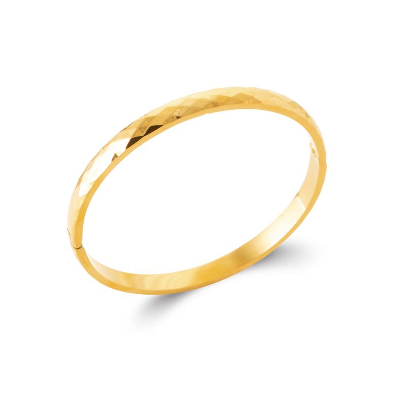 Coque de Nacre Bracelet jonc acier doré 312306