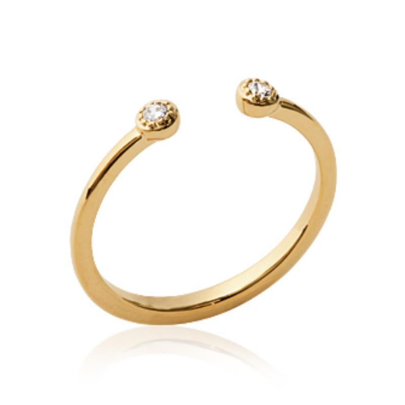 Coque de Nacre Bague plaqué or 2227710