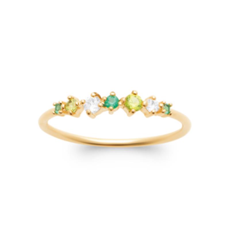 Coque de Nacre Bague plaqué or 2989050