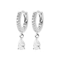 Coque de Nacre Créoles argent 1665610