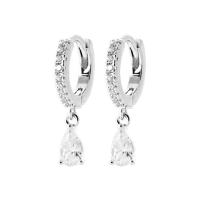 Coque de Nacre Créoles argent 1665610
