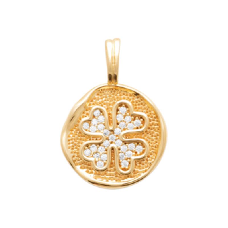 Coque de Nacre Pendentif plaqué or 2775410