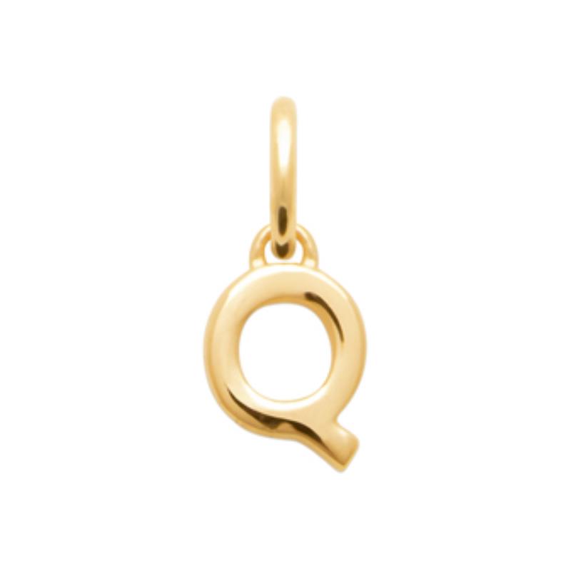 Coque de Nacre Pendentif initiale plaqué or 2775617