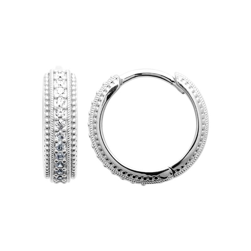 Coque de Nacre Créoles argent 1686410