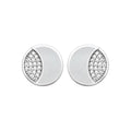 Coque de Nacre Puces d'oreilles argent 1575304