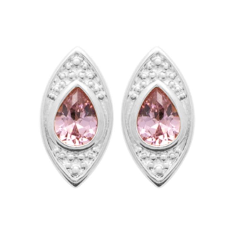 Coque de Nacre Puces d'oreilles argent 13020480