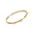 Coque de Nacre Bracelet jonc plaqué or 901062