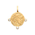 Coque de Nacre Pendentif plaqué or 2768010
