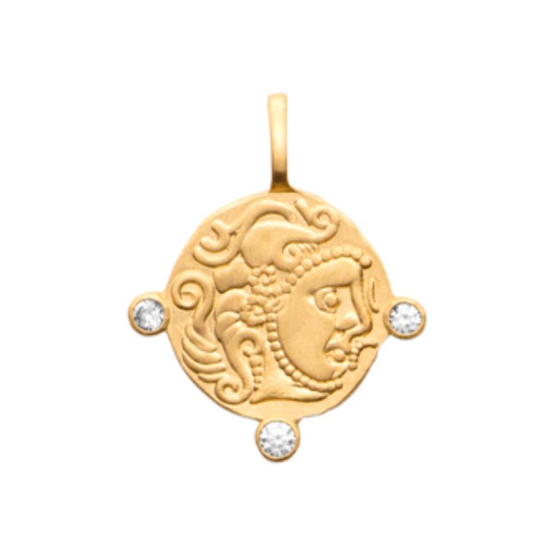 Coque de Nacre Pendentif plaqué or 2768010
