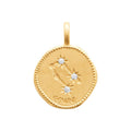 Coque de Nacre Pendentif zodiaque plaqué or 27687105
