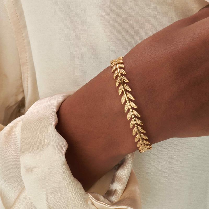 Coque de Nacre Bracelet jonc plaqué or 921597