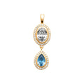 Coque de Nacre Pendentif plaqué or 2787640