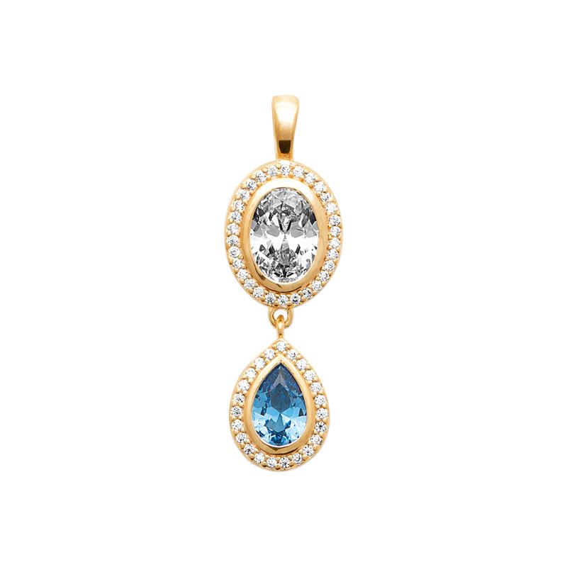 Coque de Nacre Pendentif plaqué or 2787640