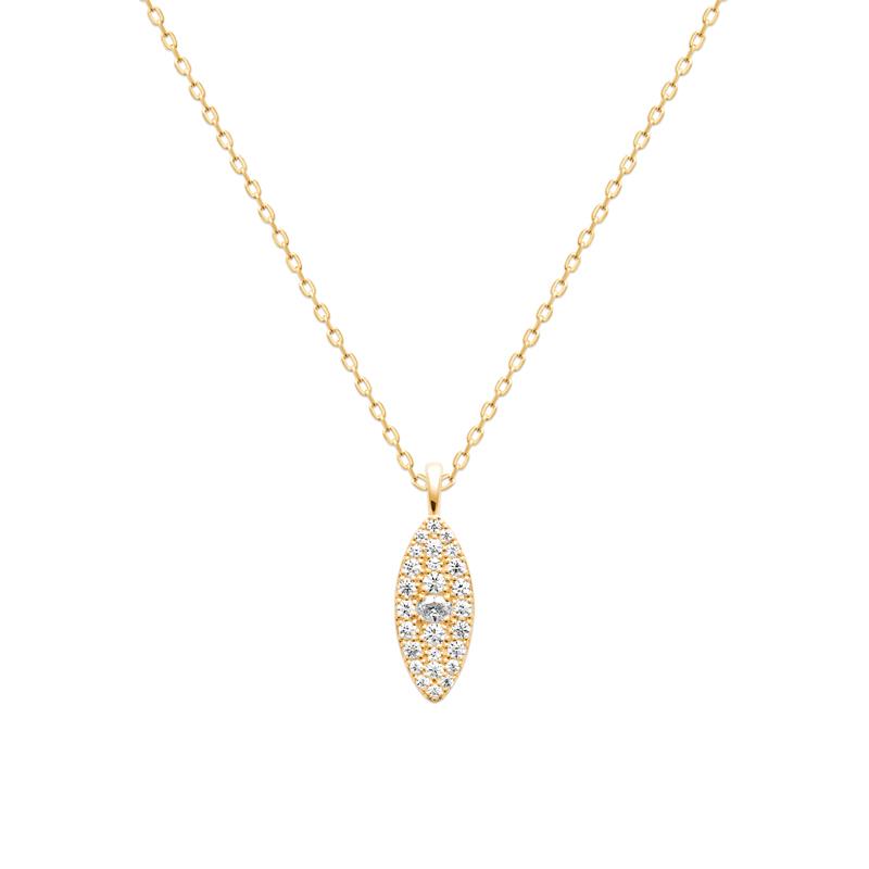 Coque de Nacre Pendentif plaqué or 2789910
