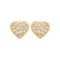 Coque de Nacre Puces d'oreilles plaqué or 23018710