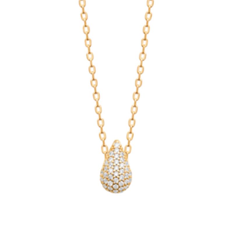 Coque de Nacre Collier plaqué or 974164