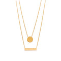 Coque de Nacre Collier plaqué or 921487