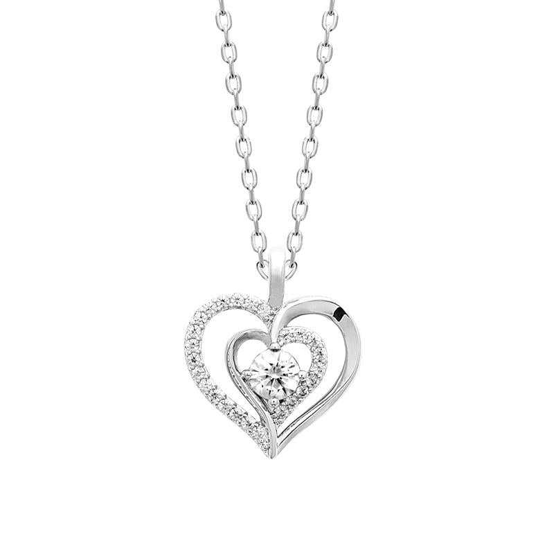 Coque de Nacre Collier argent 874447