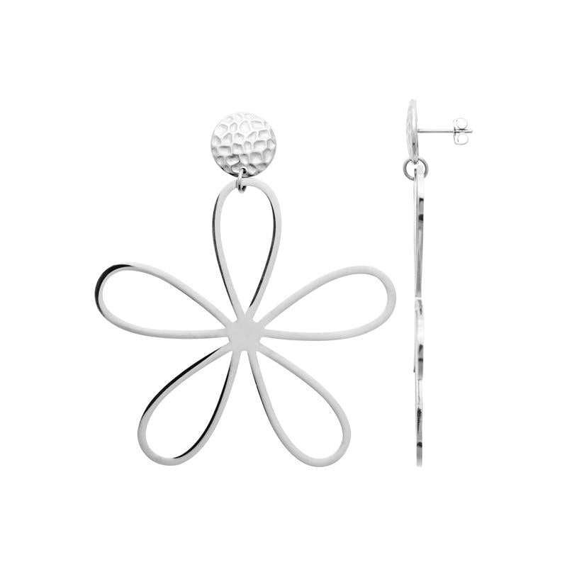 Coque de Nacre Boucles d'oreilles pendantes acier 3129300