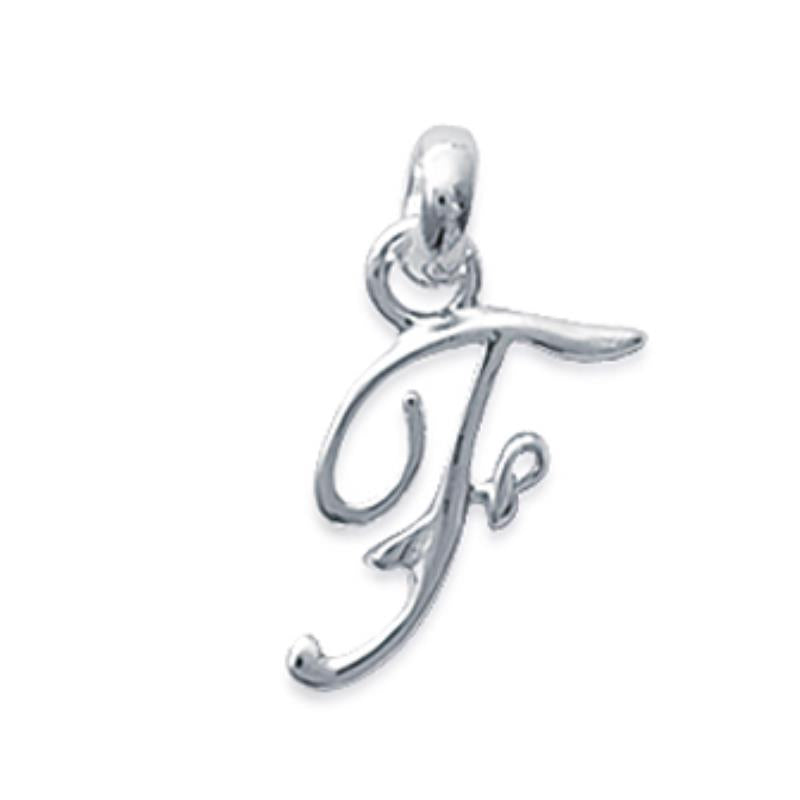 Coque de Nacre Pendentif initiale argent 14811556